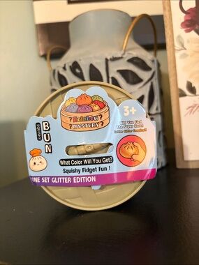 Rainbow Mystery Squishy Bun Glitter Edition